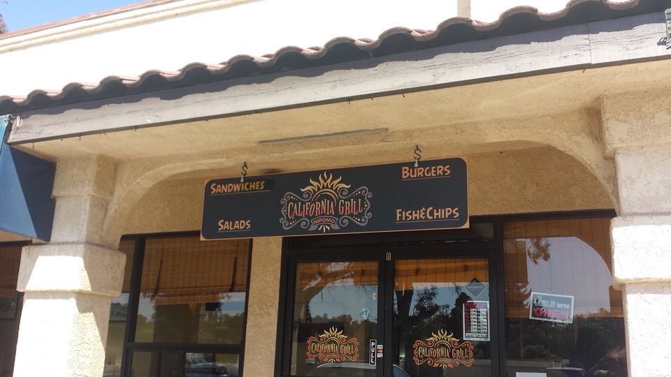 Exterior of California Grill Nipomo on W Tefft St.